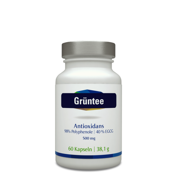 Grüntee 500 — Grüntee-Extrakt mit EGCG-Polyphenolen